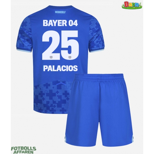 Bayer Leverkusen Exequiel Palacios #25 Tredjeställ Barn 2025-26 Kortärmad (+ Korta byxor)
